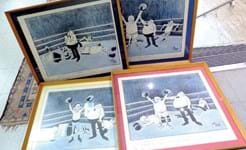 Cartoons showing Harold Wilson as pleased as punch emerge at Amersham sale