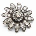 Victorian diamond set pendant brooch