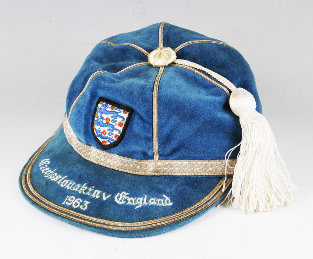 Bobby Moore first international cap as 