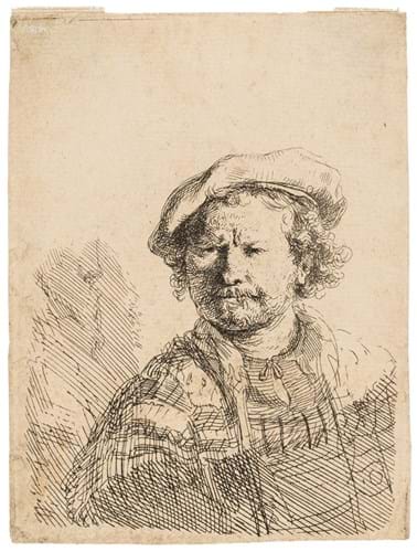 Etching by Rembrandt van Rijn