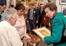 Princess Anne visits auction house Sworders
