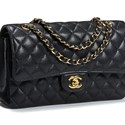 Chanel black quilted leather 2.55 handbag.jpg