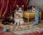 French cat painter's felines head to Heritage sale