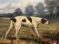 The dog found in an attic: Charterhouse sells Maud Earl painting