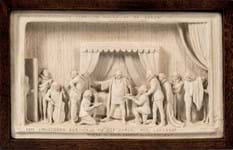 George Tinworth plaque stages a Shakespeare show in terracotta