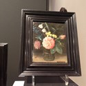 Old Master oil on copper flower painting