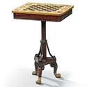 A mahogany and parcel gilt chess table