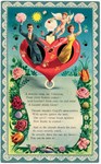 Vintage Valentine cards: a regular sight at ephemera fairs
