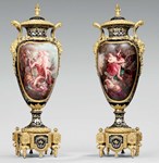 Vases from Napoleon III era show mythology on a grand scale