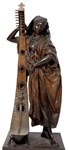 French sculptor Louis Hottot's bronze of an exotic musician triples estimate