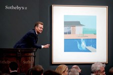 Hockney makes a £21m splash but total is down