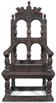 The seat of history: Hornby Castle Chair sells for £35,000 at Bonhams Oxford