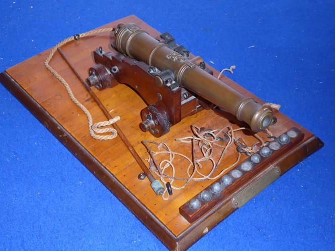 HMS Victory model cannon