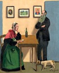 Swiss painter Marius Borgeaud offers paws for thought