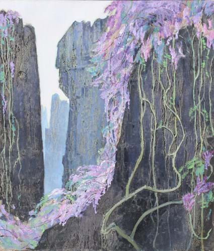 Zhan Jianjun painting