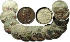 Waterloo prints in medal form