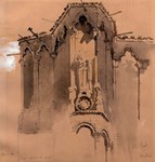 John Ruskin's sketch of French cathedral emerges at Skinner