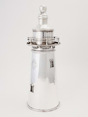 American silver-plated cocktail shaker