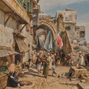 ‘Procession in Jaffa’ by Gustav Bauernfeind