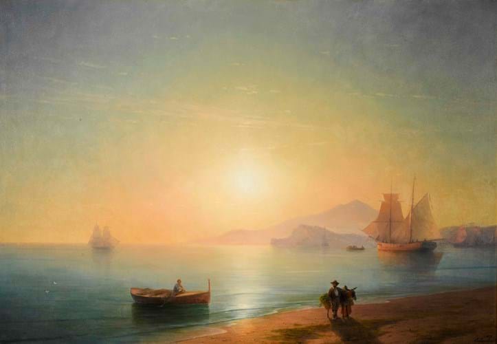 ‘The Bay of Naples’ by Ivan Aivazovsky