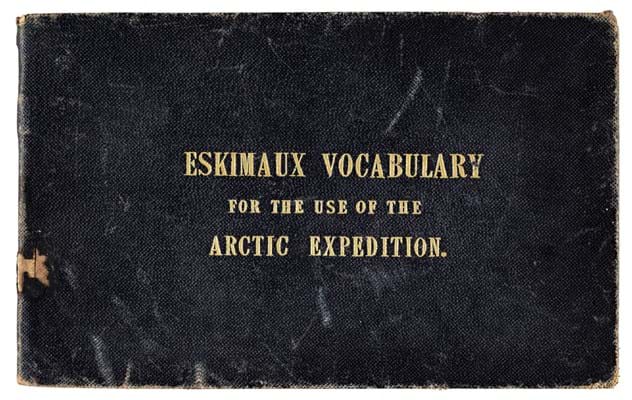 Eskimaux and English vocabulary book