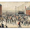 ‘Coming from the Match’ by LS Lowry