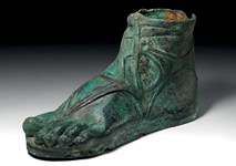 I’ll get my sandals – a big welcome for Roman bronze