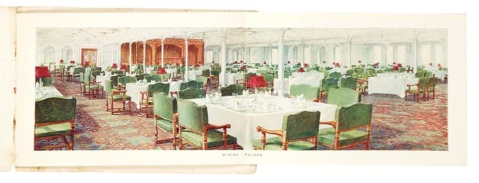 First Class dining room on the Titanic 