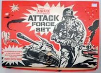 Airfix in full Attack Force against the Mad Barber and the Golden Bat