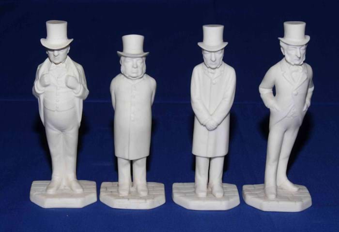 Worcester figures of Victorian politicians
