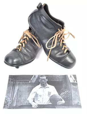 Tom Finney's football boots