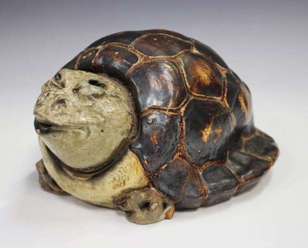 Martin Brothers stoneware tortoise