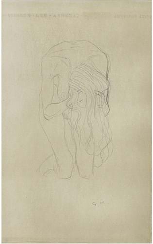 Gustav Klimt drawing