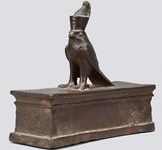 Egyptian bronze falcon sarcophagus emerges in Salisbury auction