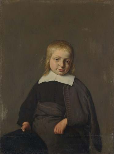 1. Portrait of a Boy three-quarter-length, holding a hat, Adriaen Jansz. van Ostade (1610-1685).jpg