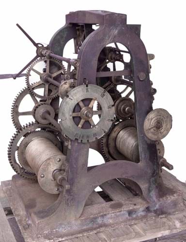 Victorian turret clock movement by Thomas Cooke Of York