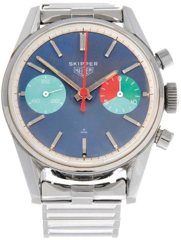 Example of first Heuer skipper model sells at Fellows | Antiques Trade  Gazette
