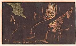 Rare Gauguin woodcut print offered in New York sale