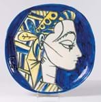 Picasso ceramic portrait at Piasa