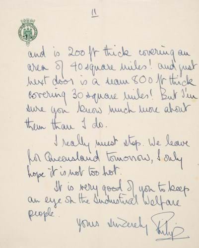 Prince Philip letter