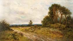 Affordable art: Three works sold for under £600 including a Daniel Sherrin landscape