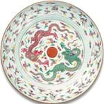 Dragons of the Qing as spectacular dishes sell at Sotheby's