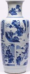 Textbook Kangxi blue and white vases emerge at sales in the north and south