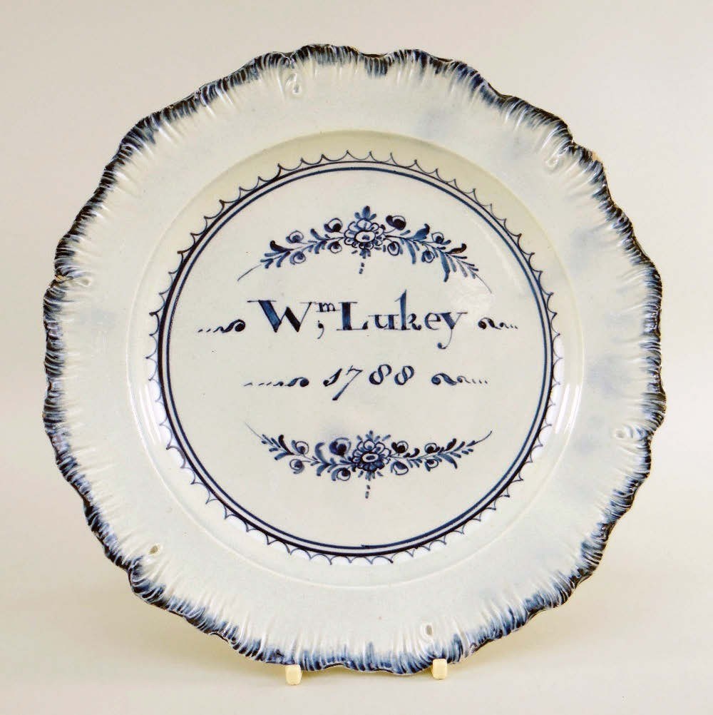 Possibly a Welsh Swansea Pottery Antique side plate
