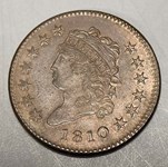 Bidders on the scent of an 1810 ‘classic head’ US coin