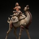 Tang pottery figure of a Bactrian camel