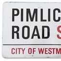 Pimlico Road sign