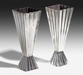 Viennese style silver vases by Hoffmann appear in New Jersey sale