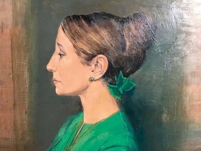 Portrait of June Furlong by George Jardine 