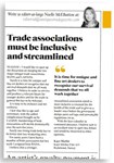 ATG letter: Brexit makes single trade body a vital step